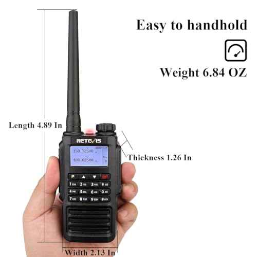 Retevis RT87 IP67 Waterproof Walkie Talkies,High Power 2 Way Radio Long Range,Rugged Two Way Radio,128 CH,Dual Band,1200mAh,Emergency Alarm,Flashlight,VOX, for School Security Church Outdoor(2 Pack)