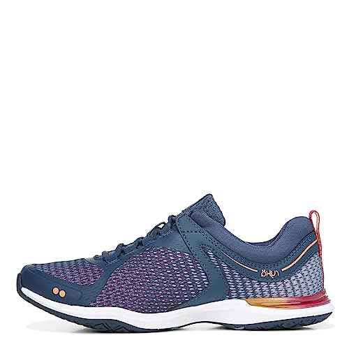 Ryka Womens Graphite Training Shoe, Navy, 6 Wide US