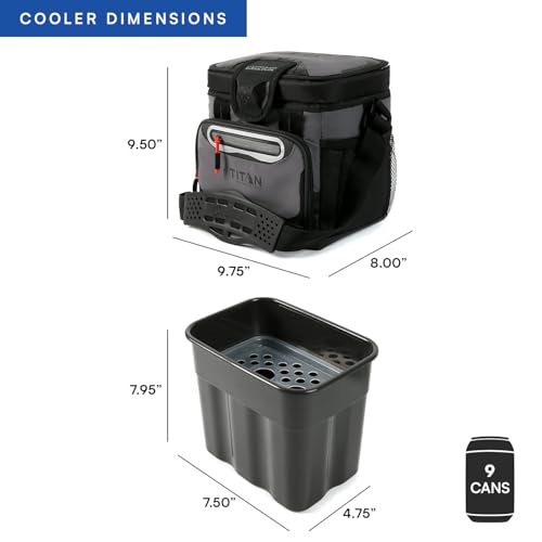 Titan by Arctic Zone Deep Freeze Cooler - Zipperless Hardbody Cooler - Deep Freeze Insulation, HardBody Liner, and SmartShelf