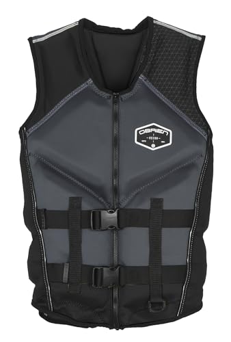 O'Brien Men's Recon US Coast Guard Approved Level 70 Buoyancy for Waterskiing, Wakeboarding, Surfing and Boating, Red, Large