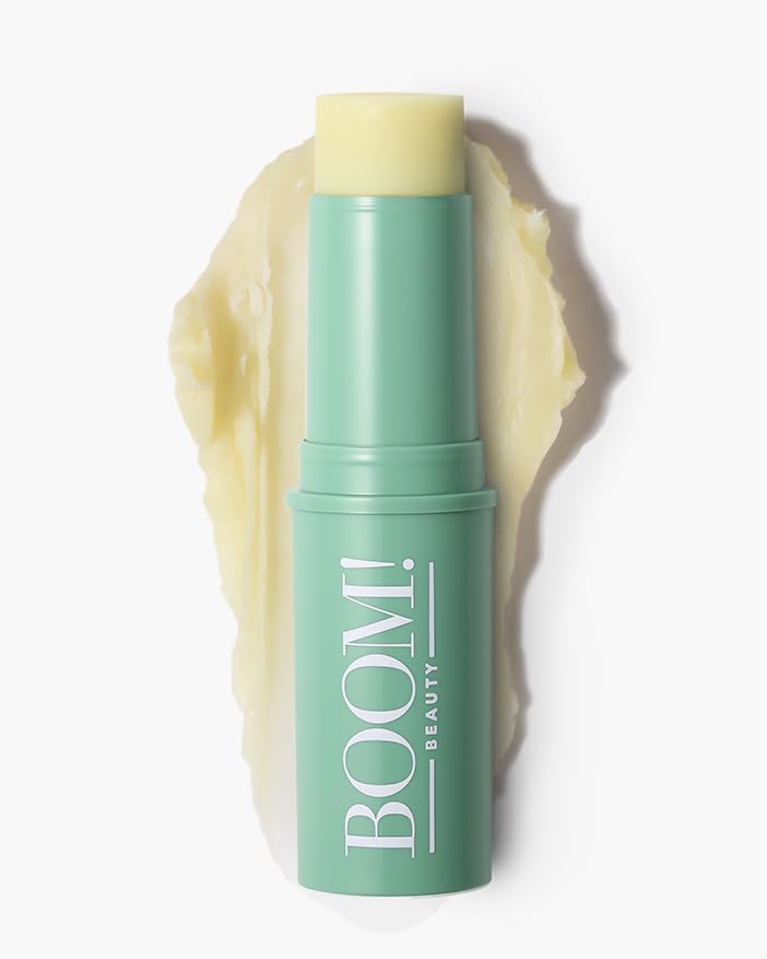 Boomstick GLO  Hydrating Face Balm Stick for Mature Skin with Olive Oil, Beeswax & Honey - Natural-Looking Dewy Glow - Multibalm