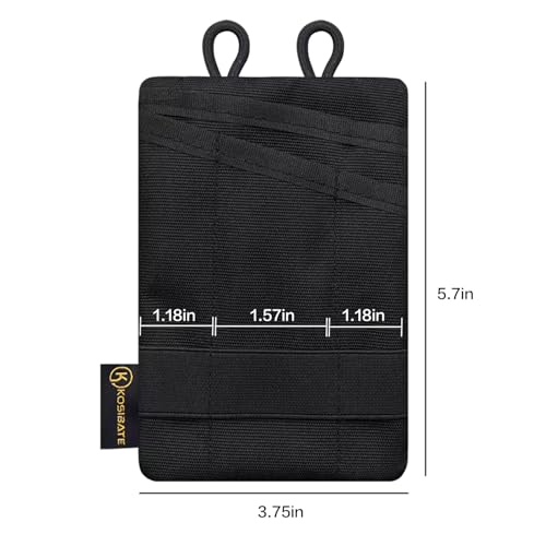 Tactical MOLLE Coin Pouch & Multi-Func Card Crossbody Bag, Durable EDC Organizer