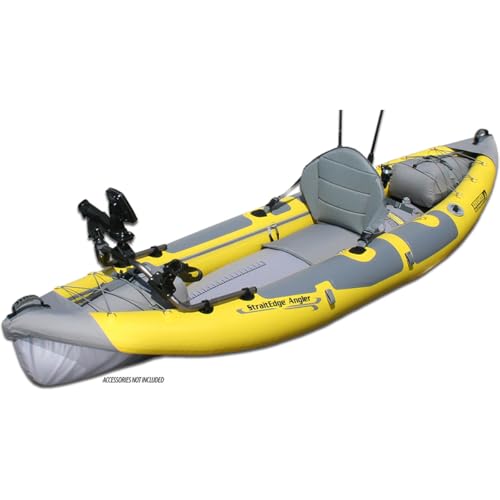 Advanced Elements StraitEdge™ Angler Inflatable Kayak - AE1006-ANG Fishing Kayak with Rod Holders and Bag and Pump