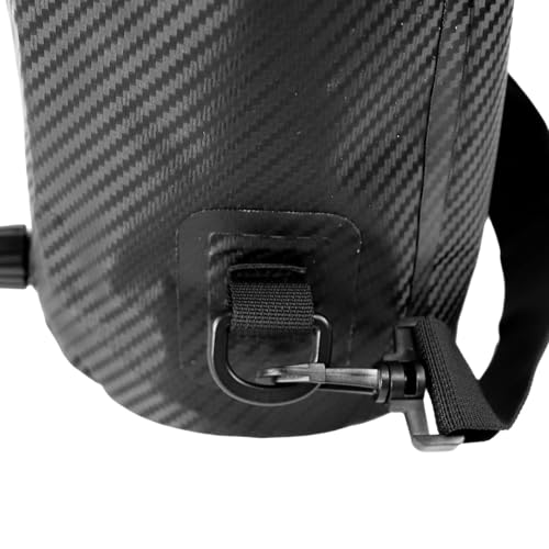 YakAttack 5L Roll-Top Drybag with Air Valve - Black Carbon | Waterproof Marine Dry Bag for Kayaking, Boating & Paddleboard...