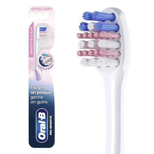 Oral-B Gum Care Sensitive toothbrushes, 1 Count tootbrush Extra Soft, Gentle on Teeth, Gentle on Gums, Extra Soft Tooth Br...