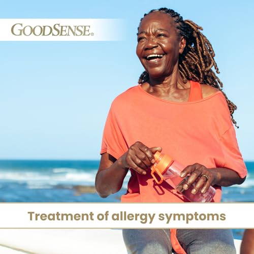 GoodSense 24 Hour Allergy Relief, Cetirizine Hydrochloride Tablets, 10 mg, Antihistamine