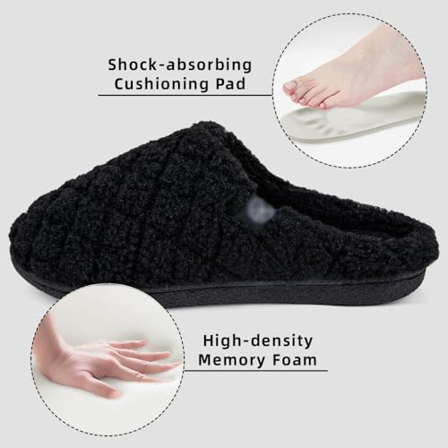 Memory Foam House Slippers for Women Casual House Shoes