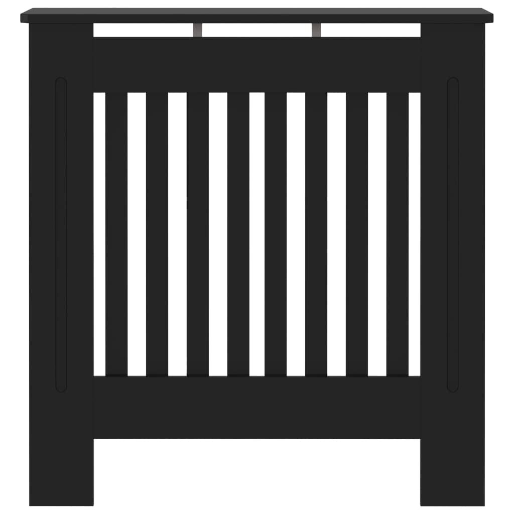GOLINPEILO Black Radiator Cover MDF Heating Radiator Cabinet Living Room Furniture Decor, 30.7" x 7.5" x 32.1", Vertical Design
