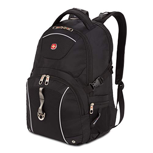 SwissGear 3258 Laptop Backpack, Fits Most 17 Inch Laptops, Secure Computer Sleeve for Travel, Work, School, Men's and Wome...