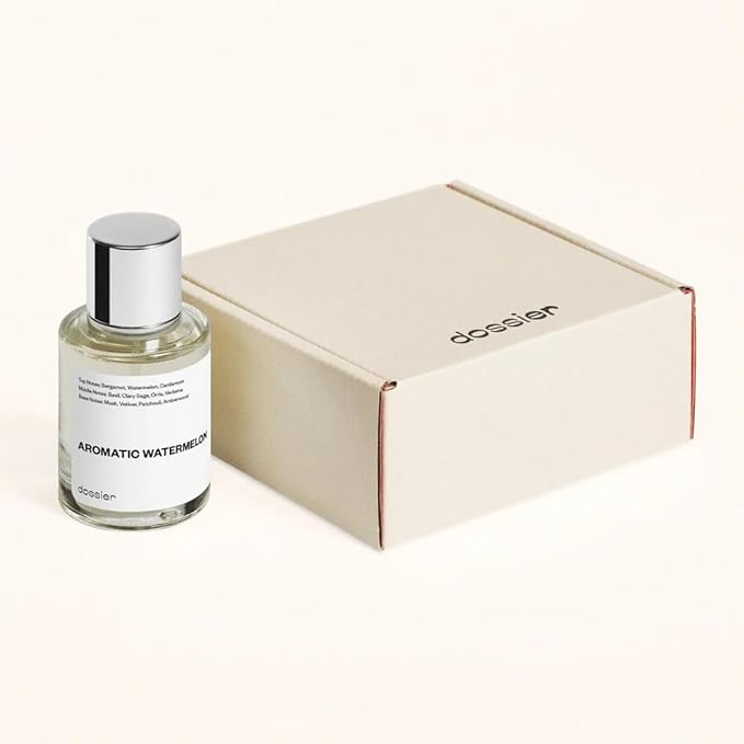 Dossier - Aromatic Watermelon 1.7 Fl oz (50ml) - Men Fragrance Inspired by RL's Polo Blue Fragrance - Vibrant Fresh Scent - Elegant Minimalist Design - Long-lasting Woody Base - Vegan and Paraben-Free