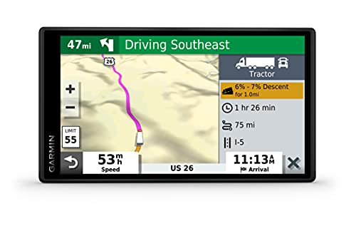 Garmin Dezl OTR500, 5.5-inch GPS Truck Navigator, Custom Truck Routing and Load-to-Dock Guidance, 010-02603-00