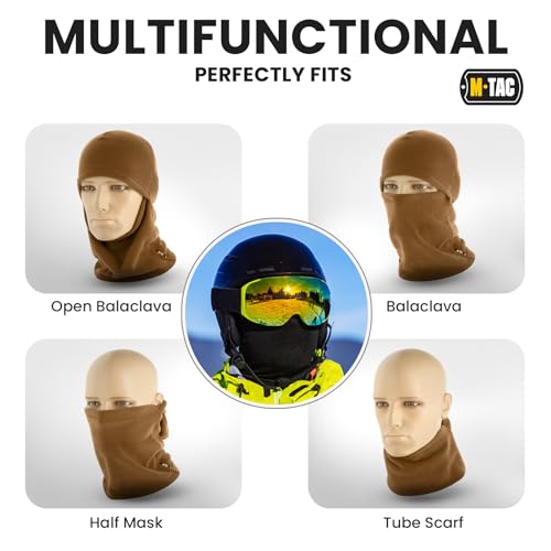 M-Tac Elite Winter Fleece Balaclava - Cold Weather Mask Thermal for Winter - Men Tactical