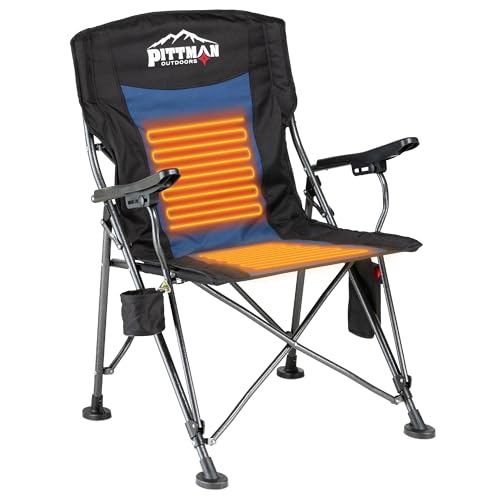 Pittman - Heated Camping Chair for Adults - The Perfect Heated Chairs for Outdoor Sports or Elevating Your Campsite. Heate...