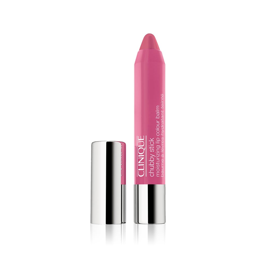 Clinique Chubby Stick Tinted Lip Colour Balm | Moisturizing + Hydrating, Woppin' Watermelon, 1 Count