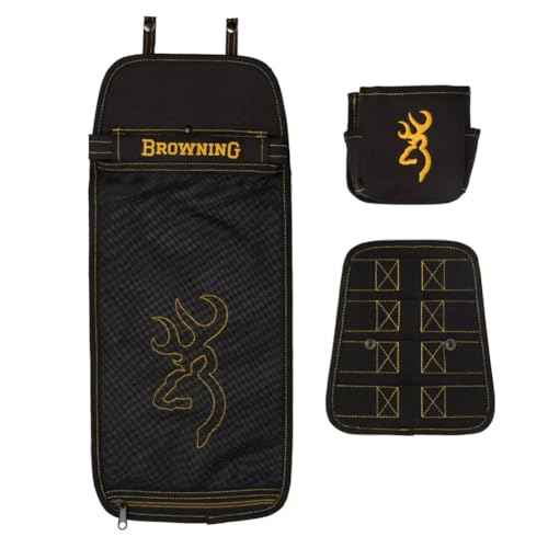 Browning Black and Gold Shell Pouch