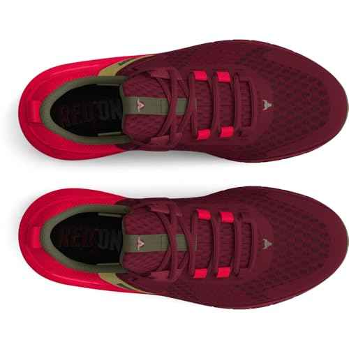 Under Armour Unisex Project Rock Red One Blood Sweat Respect 4, (625) Cardinal/Marine OD Green/Red, 11.5, US