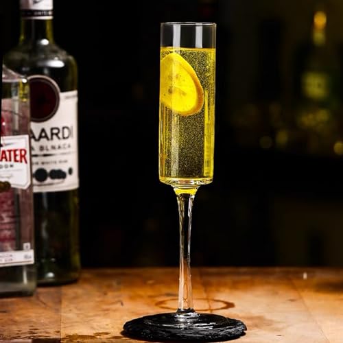 Ufrount Champagne Flutes 5oz,Clear Champagne Glasses Set of 8,Classic Sparkling Glasses Prosecco Toasting Champagne Flute ...
