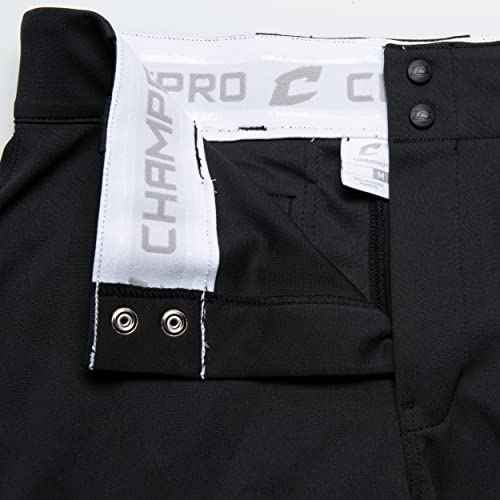 CHAMPRO Girls' Knicker Style Low-Rise Softball Pants