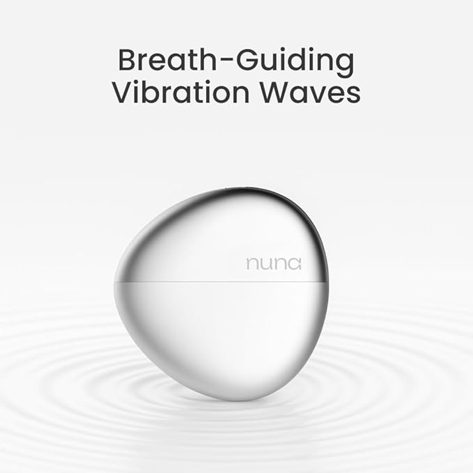 NUNA Pendant – Smart Necklace for Mood Emotion Monitoring Tracking, Mindfulness Vibration Waves, Meditation Support, Hourly Story of Mood Snapshot, Emotional Awareness App, Smart Wellness Wearable