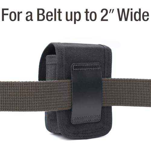 Tintirs 2 Pack EDC Belt Pouches for Men Women, Compact Holster Pouches Waist Bags with Belt Loop for Fishing, Hiking, Camp...