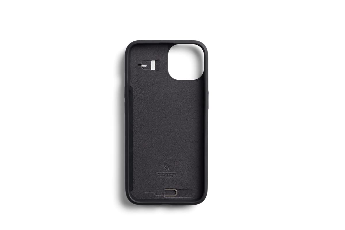 Bellroy Phone Case For Iphone 14 Plus With Card Holder (Leather Iphone Cover, Soft Microfiber Lining) - Stellarblack