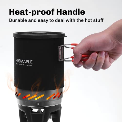 Fire-Maple "Fixed Star 1" Backpacking and Camping Stove System | Outdoor Propane Cooking Gear | Portable Pot/Jet Burner Se...
