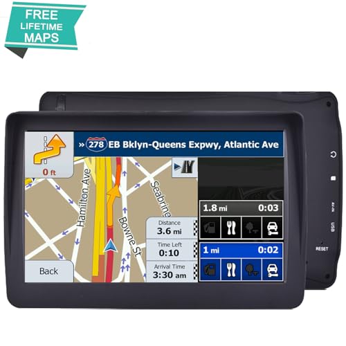 GPS Navigation for Car Truck Navigator 2025 Latest Maps 7 Inch Touch Screen Vehicle GPS Commercial Trucker Navigation Voic...