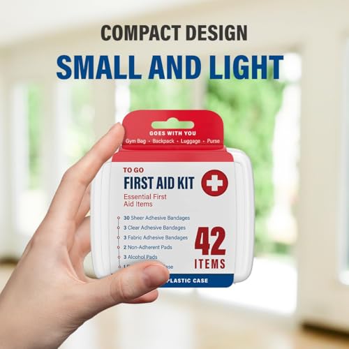 DecorRack 2000 Piece First Aid Kit, 48 Individual Boxes of 42 Items Each, First Aid Kits for Minor Cuts, Scrapes, Travel, ...
