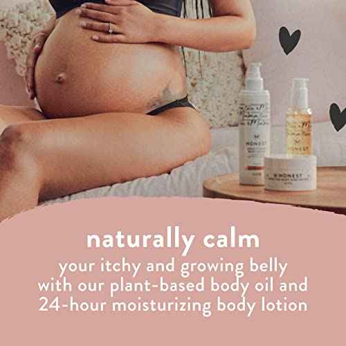The Honest Company Honest Mama Body and Belly Bump Love Bundle Moisturizing Plant Based Oil and Stretch Mark Butter Cream