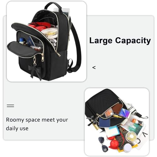 MATEIN Mini Backpack for Women, Waterproof Stylish Daypack Purse Shoulder Bag with USB Charging Port, Lightweight Small Ca...