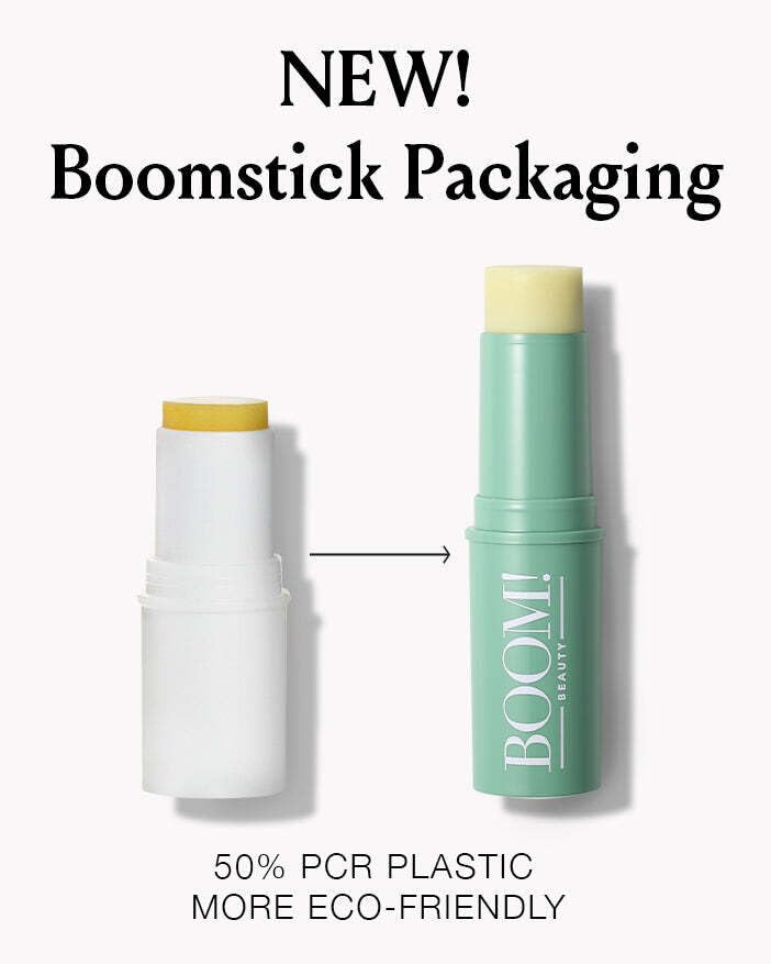 Boomstick GLO  Hydrating Face Balm Stick for Mature Skin with Olive Oil, Beeswax & Honey - Natural-Looking Dewy Glow - Multibalm