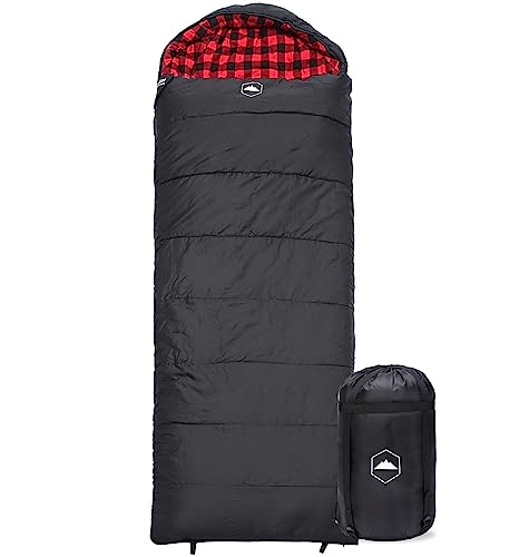 Tough Outdoors Sleeping Bags for Adults & Kids Sleeping Bags Girls Boys Teens - Camping Sleeping Bag for Backpacking- Cold...