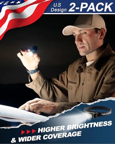 Headlamp Rechargeable 2PCS,4500L Super Bright Light Bright LED Rechargeable Headlight with White Light, Waterproof Head La...