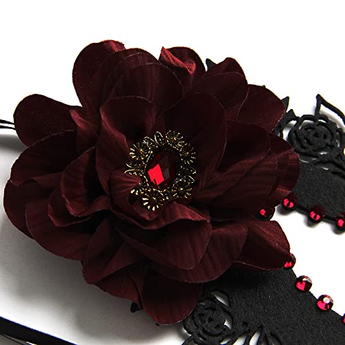 Sweenaly lace mask Masquerade Mask Party Mask Halloween Mask (black)