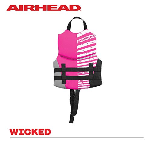 Airhead Wicked Kwik-Dry NeoLite Flex Lift Jacket | US Coast Guard Approved, Designed for Water Sports, Multiple Sizes