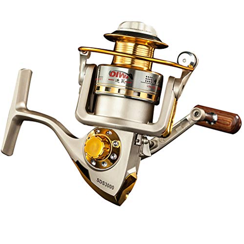 Diwa Spinning Fishing Reels for Saltwater Freshwater 1000 2000 3000 4000 5000 6000 Series Fishing Spool Left/Right Interch...