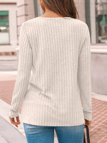 LILLUSORY Womens Long sleeve Sweaters Shirts Fall Tops