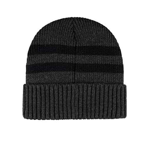 Levi's Men's Cozy Knit Cuffed Logo Patch Beanie Hats