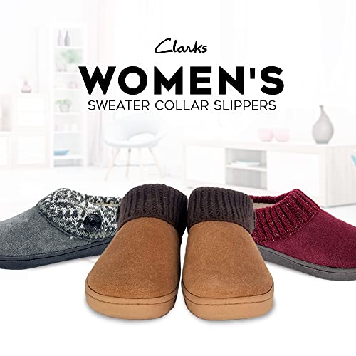Clarks Women's Knit Scuff Slippers