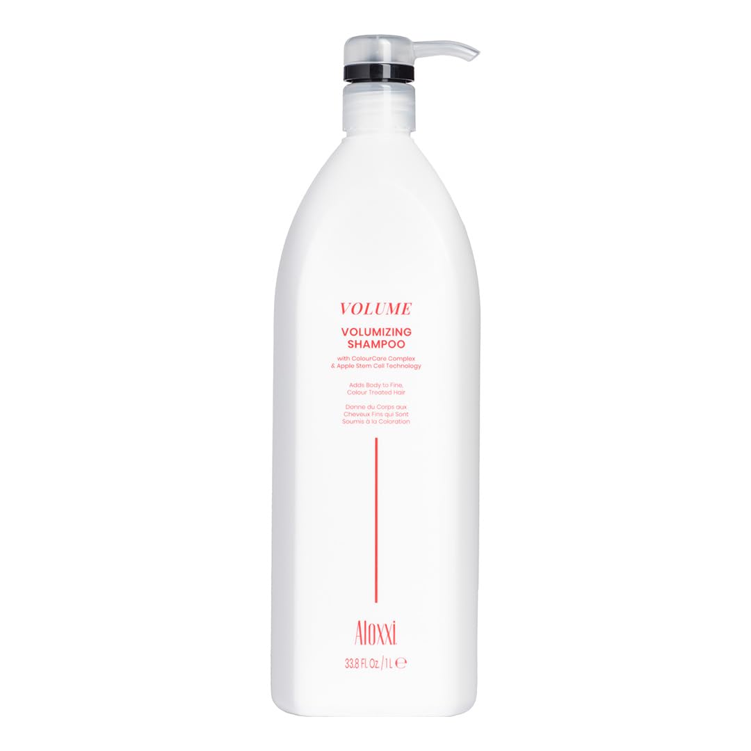 ALOXXI Hair Volumizing Shampoo - Hair Thickening Shampoo For Fine or Thin Hair - Olive & Grapeseed Oils For Color-Treated Hair -