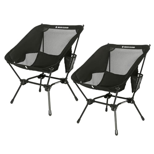 ROCK CLOUD Portable Camping Chair Ultralight Folding Chairs Outdoor for Camp Hiking Backpacking Lawn Beach Sports