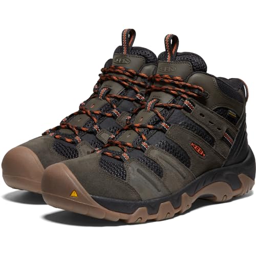 KEEN Men's Headout Mid Height Waterproof All Terrain Hiking Boot
