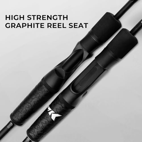 KastKing Crixus Fishing Rods,IM6 Graphite Spinning Rod & Casting Rod W/Zirconium Oxide Ring Stainless Steel Guides, SuperP...