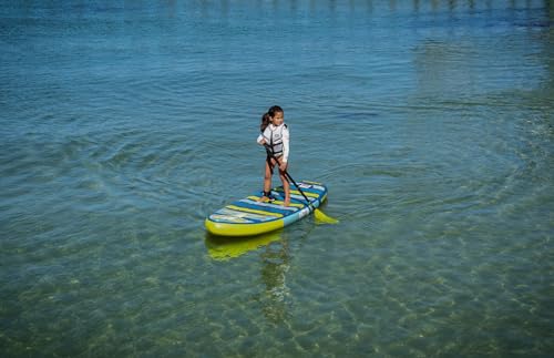 BOTE 8' FT Flow Rider Aero Inflatable Stand Up Paddle Board Hybrid Kayak Kit Includes Adjustable Aero SUP seat Adaptable K...