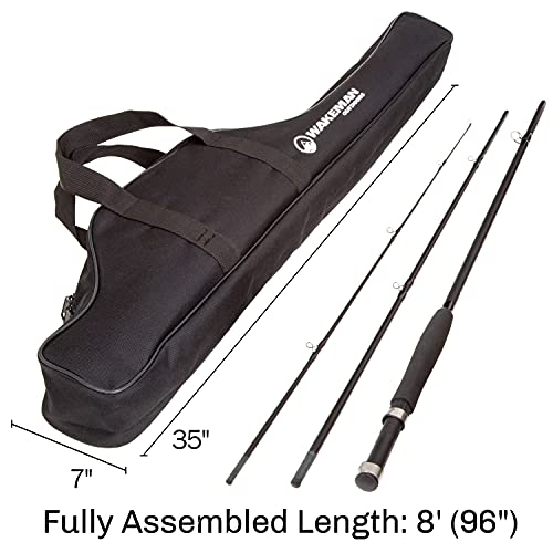Fly Fishing Rod and Reel Combo - Including Carrying Case, Flies, and Fishing Line - Charter Series Gear and Accessories by...