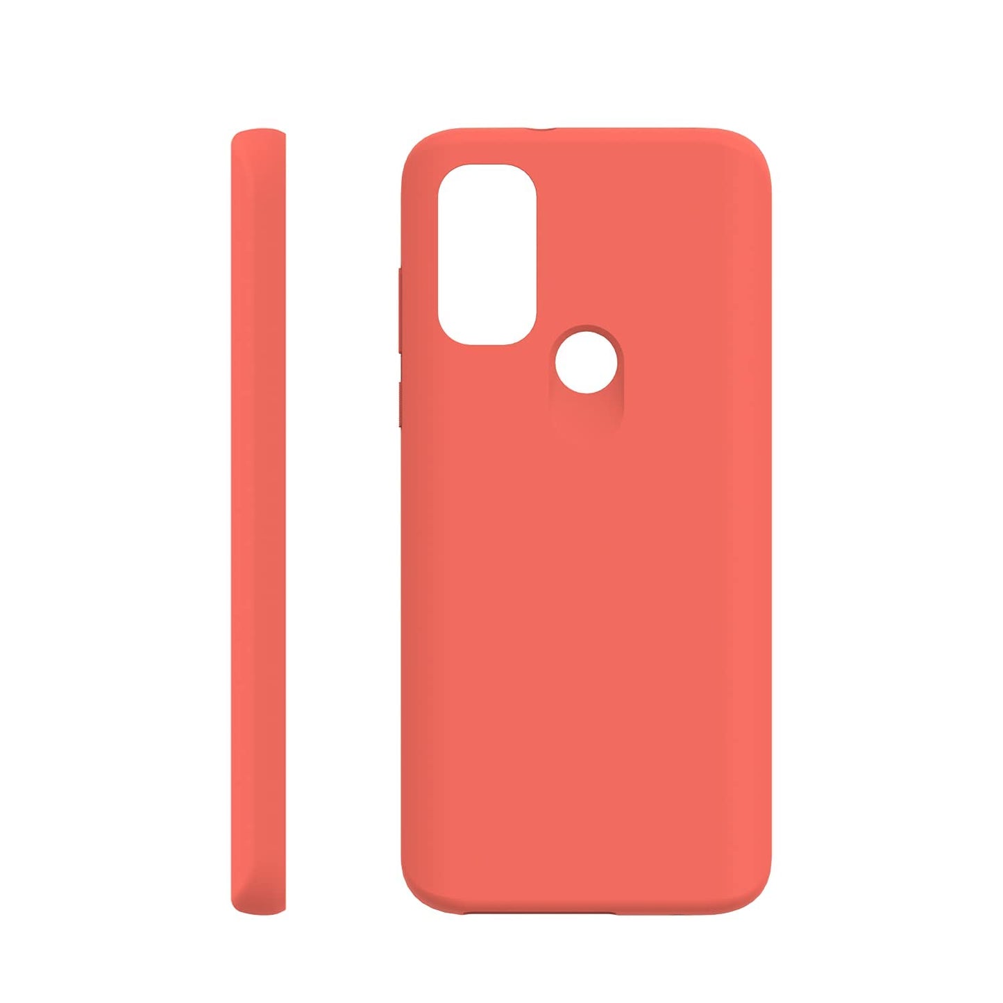 Motorola Moto G Pure (2021) Protective Case- Precision Fit, Stylish Shock Absorbing Phone Cases - Living Coral