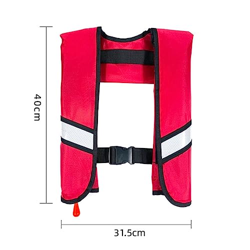 Adult Kayak Vest High Buoyancy Swim Vest Manual Inflatable Women's Men's Adjustable Safety Jacket Swimming Fishing Outdoor...