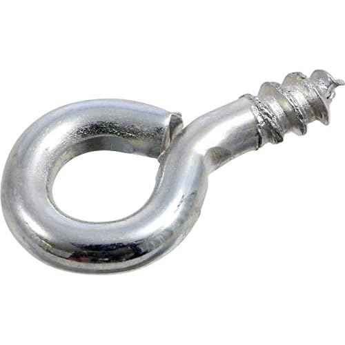 Hillman 320087 .080 x 13/16" Zinc-Plated Small Screw Eye 100-Pack