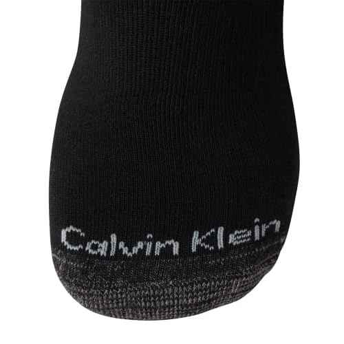 Calvin Klein Mens Crew Socks - 10 Pack Cushioned Athletic Performance Breathable Running and Sports Crew Socks for Men