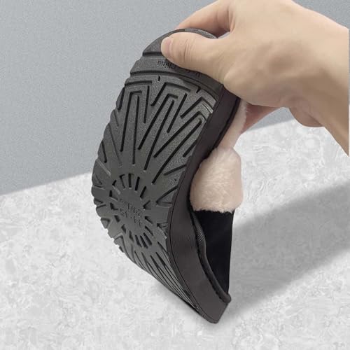Women's Memory Foam Slippers Fluffy Winter House Shoes Indoor and Outdoor